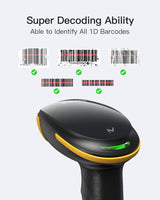 AI Bluetooth Barcode Scanner with APP/SDK Support & Hyper Long 100M Transmission Range, BCST-21-AI