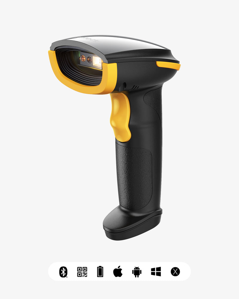 2D Bluetooth Barcode Scanner with APP/SDK Support & Hyper Long 100M Transmission Range, BCST-23