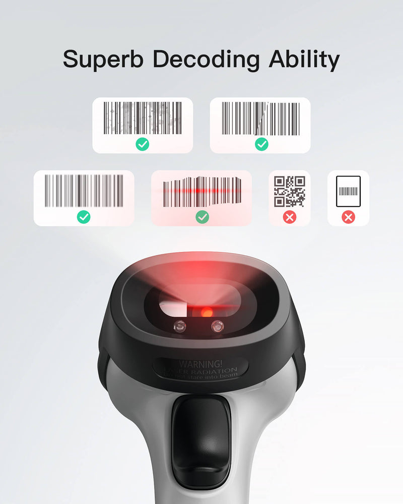 Bluetooth® Wireless Barcode Scanner with 35m Range, BCST-70