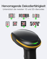 2D Bluetooth Barcode Scanner with APP/SDK Support & Adjustable Stand, BCST-35