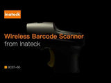 2.4GHz Wireless Barcode Scanner with 35m Range, BCST-60 Green